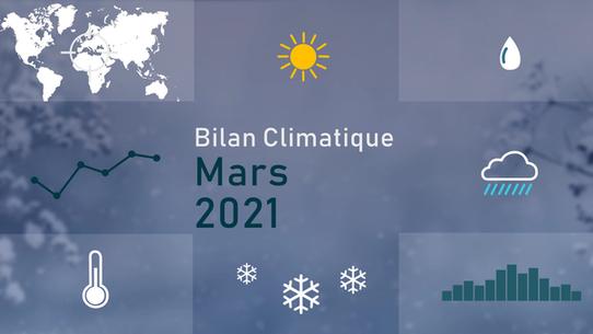 Bilan climatique de mars 2021