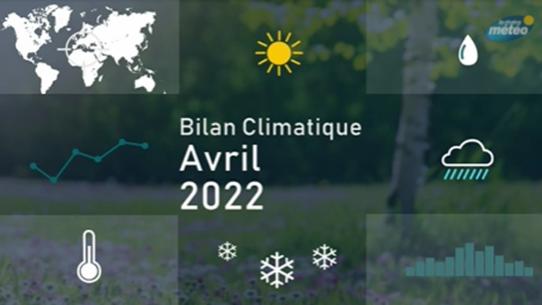 Bilan climatique d'avril 2022