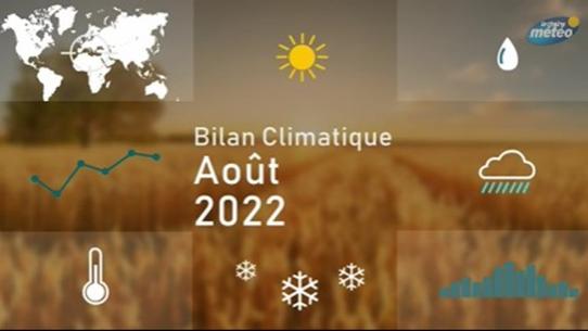 Bilan climatique d'août 2022