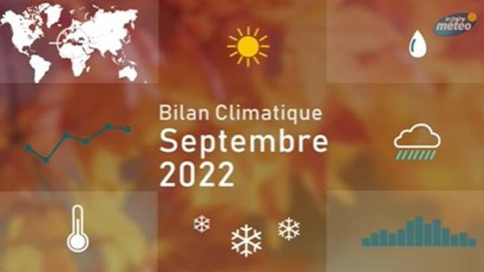 Bilan climatique de septembre 2022