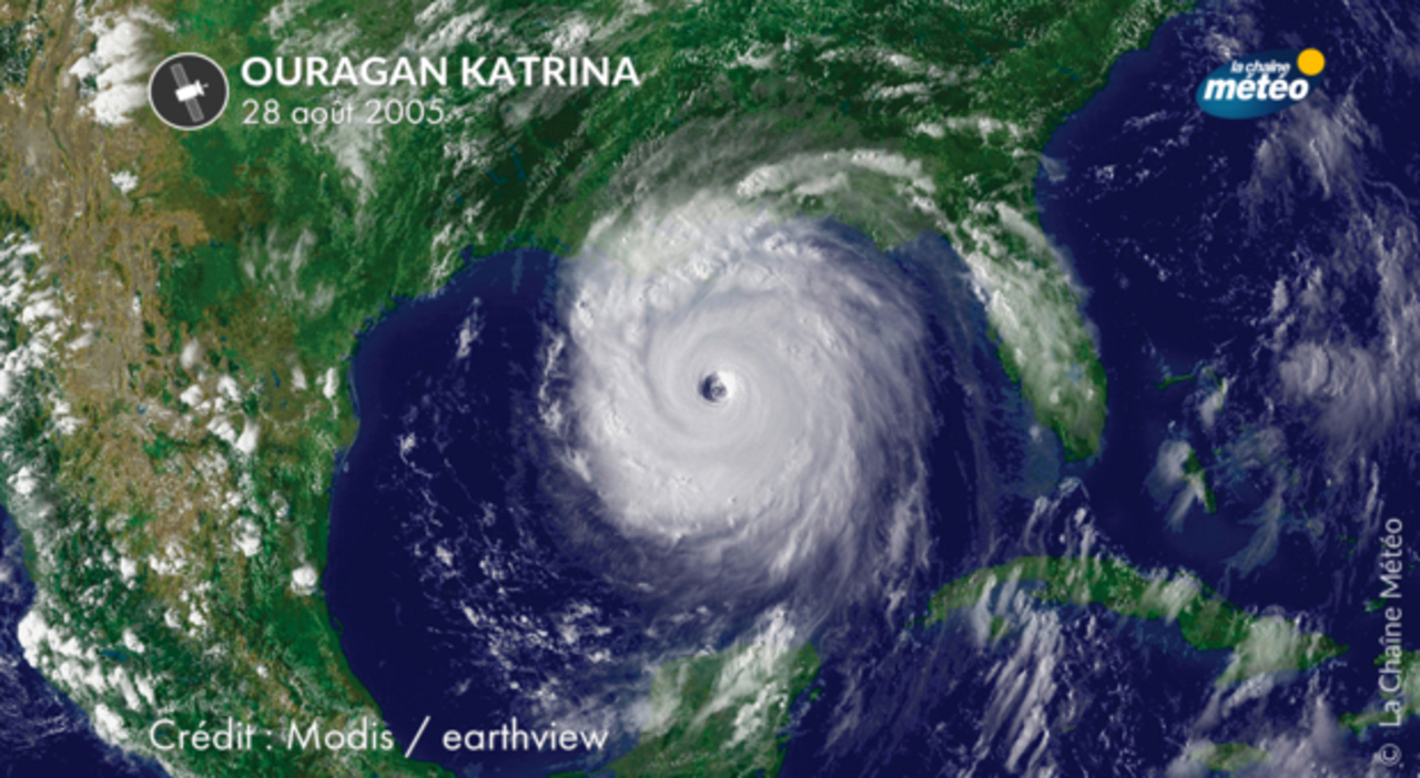 Ouragan IDA : des similitudes avec KATRINA en 2005 ? - Actualités La Chaîne Météo